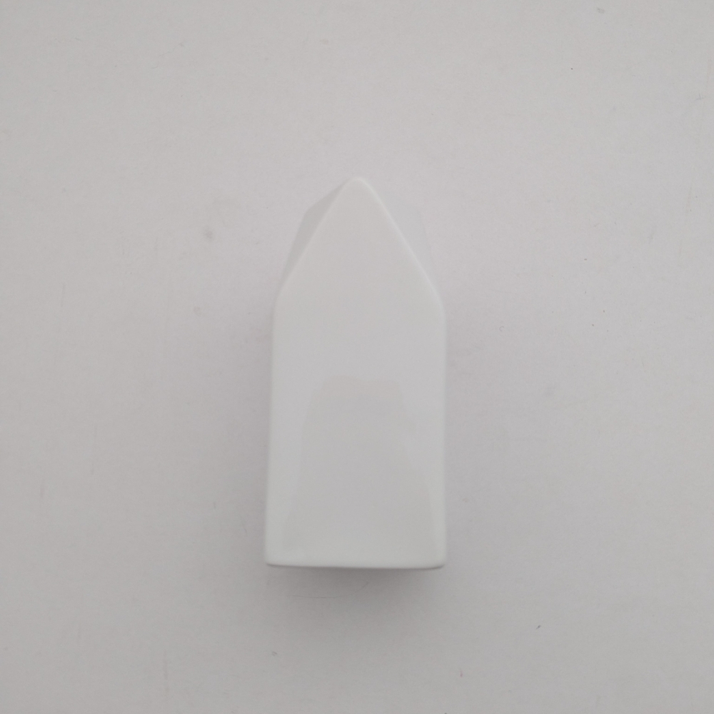 White Porcelain Milk Carton 12oz - Picture 2 of 4